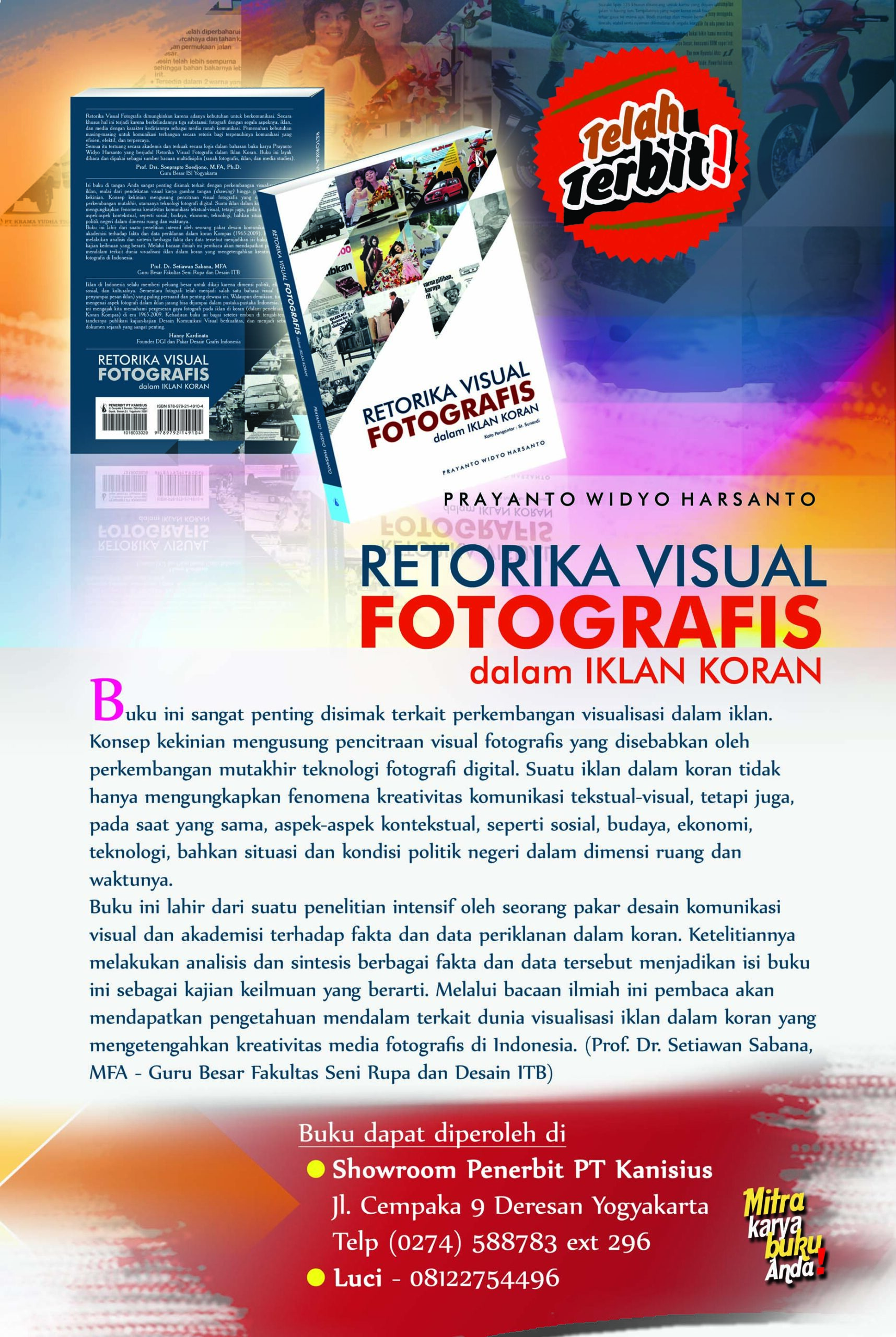Buku Retorika Visual Fotografi Dalam Iklan Koran karya Dr. Prayanto ...